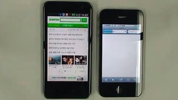 LG Optimus 2X (Swift 2X) kontra iPhone 4