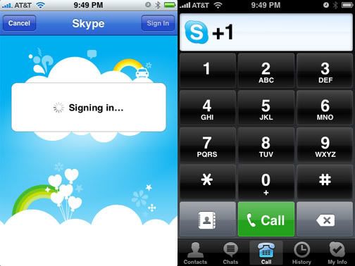 Skype na iOS