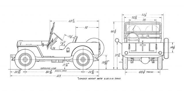 Caracteristicas jeep willys 1954 #3