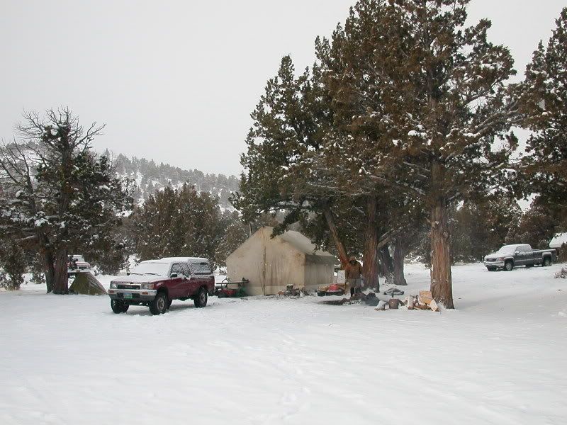 About heating a wall tent with a wood stove - www.