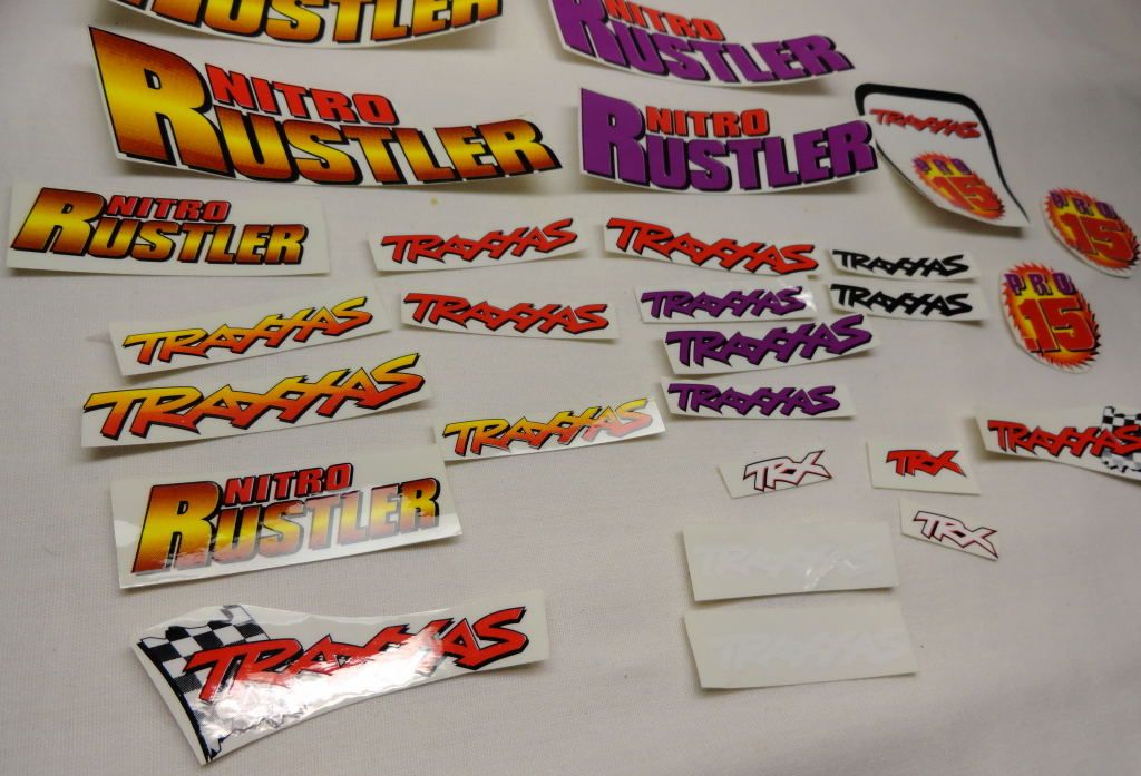 traxxas stickers