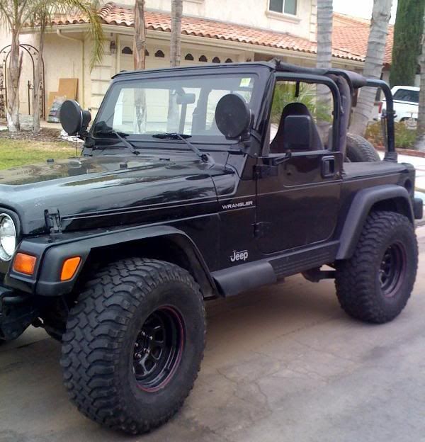 Black Jeep Tj