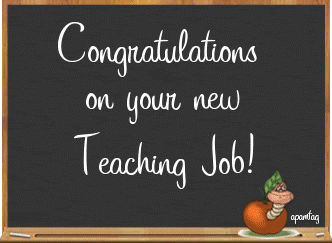 Congratulations Teacher