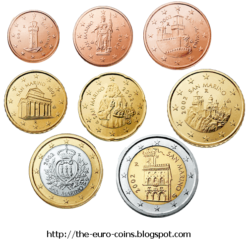 ... to see the image of the rare magnificent eight San Marino euro coins