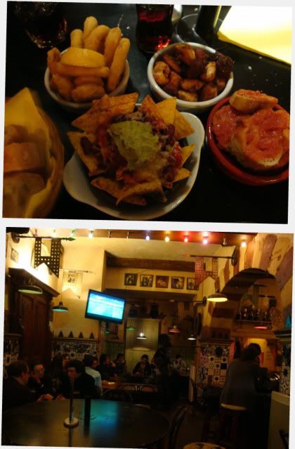 Lyon tapas bar resto restaurant  cafe leone nachos guacamole pan con tomate calamars frits poulet pomme de terre