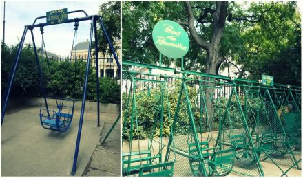 parc buttes chaumont 19 arrondissement enfant jeu divertissement balançoire balancoire