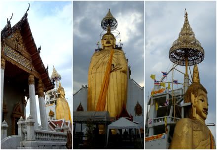 temple Wat Intharawihan bouddha buddha boudha debout 32 metres haut Indharavihan Aena blog voyage thailande bangkok