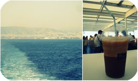Voyage grece piraeus piree athenes naxos blue star ferries ferry cafe frappe aena aenathon blog wonderland
