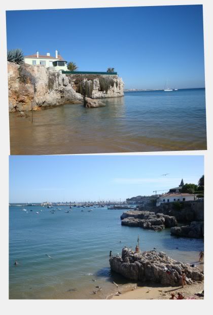 Portugal Lisbonne Cascais port ville balneraire cote atlantique plage