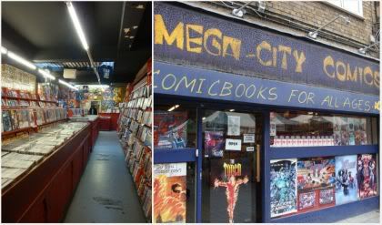 Angleterre Londres London Camden Mega city Comics BD