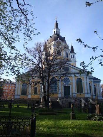 Suède Suede Stockholm Sodermalm Eglise