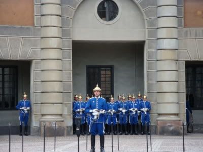 Suede Stockholm Palais Royal Releve Garde