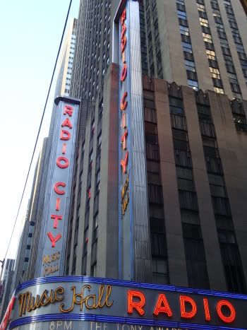 New York USA NY Rockefeller Plazza Radio City Hall Salle concert