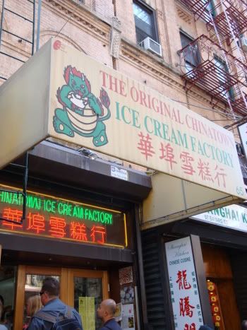 New York NY Manhattan Chinatown Glace Glacier Chinatown Ice Cream Factory
