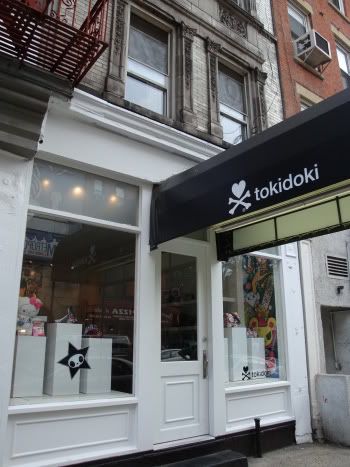 New York NY Manhattan Soho Spring Prince Street Tokidoki magasin toyz