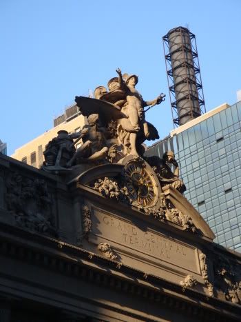 NY New York Manhattan Grand Central Station Gare Centrale aigle