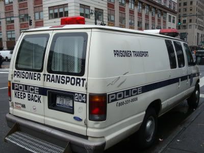 New York NY Manhattan USA Prisoner Transport Prisonnier Prison