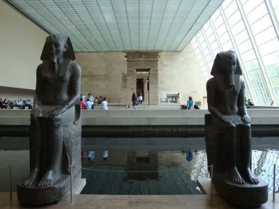 New York NY Manhattan USA MET Metropolitan Museum of Art Musée Egypte Temple de Dendur