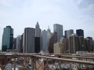 New york NY Manhattan USA Brooklyn Bridge Pont Vue Immeuble Building