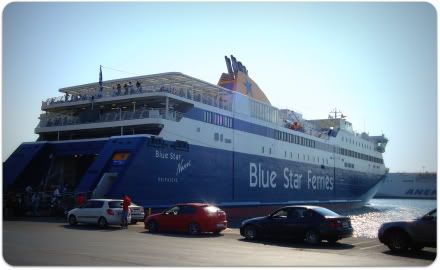 Voyage grece piraeus piree athenes naxos blue star ferries ferry aena aenathon blog wonderland
