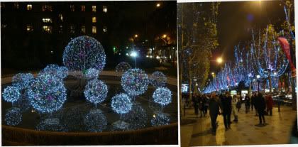 Marche Noel Paris Champs Elysees Illuminations Lumieres avenue