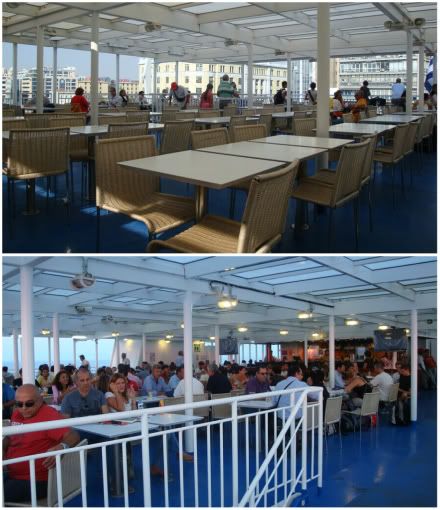 Voyage grece piraeus piree athenes naxos blue star ferries ferry interieur aena aenathon blog wonderland