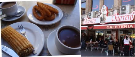 Espagne Madrid week end escapade churros porras chocolat beignet chaud maestro churrero petit dej dejeuner