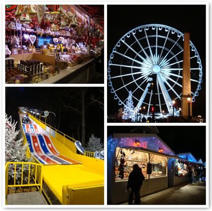 Marche Noel Paris Champs Elysees Illuminations Grande roue concorde chocolat pain epice gourmandises vin chaud