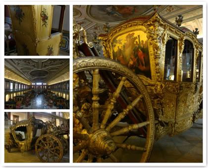 Portugal Lisbonne Musee des Carrosses museu dos Coches Belem Chaise porteur