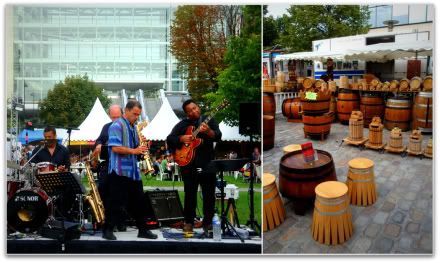 Festi festival bacchus fete des vins vin vignoble cepage degustation place des bercy village paris rouge blanc rose musique musicien jazz patchwork objet deco decoration mobilier fut tonneau gerard busin