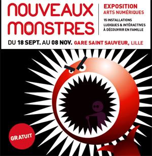 France Lille Expo Exposition XXL Nouveaux Monstres Gare Saint Sauveur
