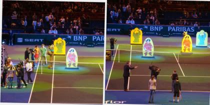 Masters Paris Bercy BNP Paribas POPB Palais Omnisport Tennis Tournoi ATP Scooby doo scoobydoo olympia pirates fantômes entracte pause