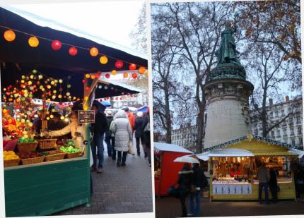 France lyon week end marche de noel place carnot perrache stands artisanat