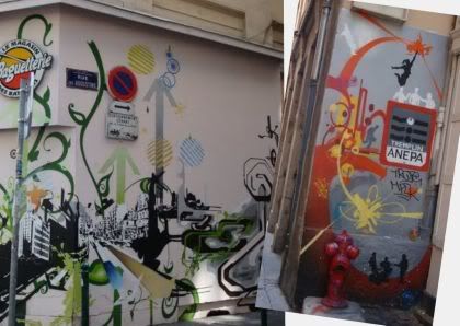 Lyon Tag Graffiti Street Art La Baguetterie Vecteur Vector Tremplin