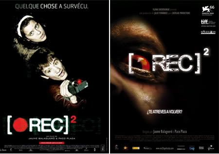 affiche rec 2 cine cinema jaume balaguero paco plaza horreur zombie possede peur frayeur gore