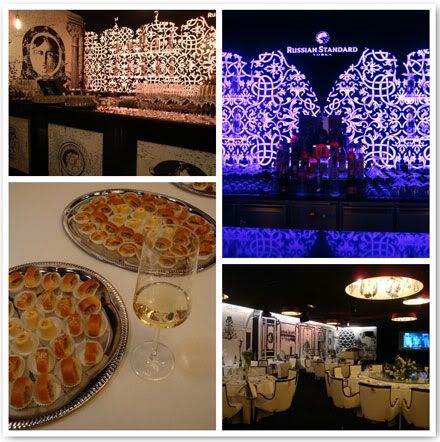 Inauguration soiree spectacle diner les nuits blanches restaurant village russe aperitif vodka russian salle salon