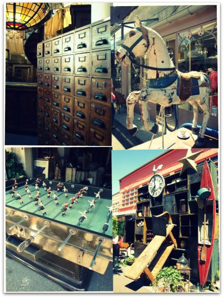 Paris sorties bons plans puces de saint ouen puce marche antiquite biron serpette cambo paul bert brocante cheval manege baby foot