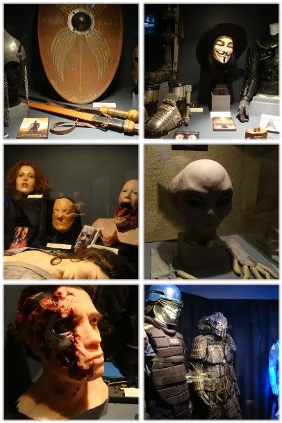 Lyon Musee Miniatures et Decors Cinema X-files Terminator gladiator vendetta minority report 300