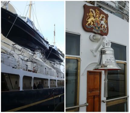 Ecosse Edimbourg Edinburgh Royal Yacht Britannia Reine Angleterre Bateau Navire Leith Ocean Terminal cloche