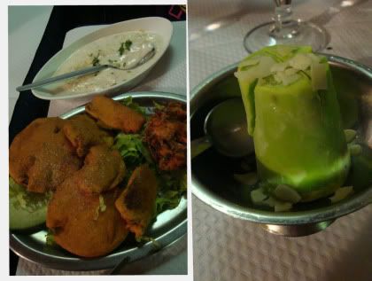 Resto Restaurant paris passage brady passage du pondichery pakora bhadji glace pistache cardamone