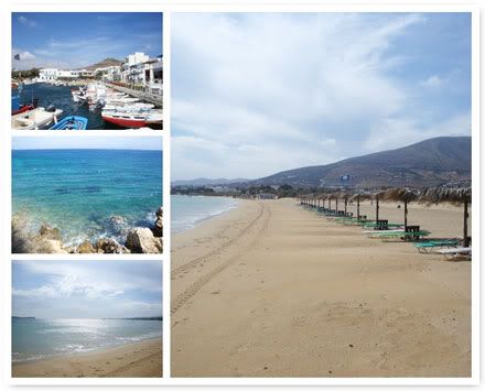 Paros – La plage Golden Beach  grece cyclades paros plage golden beach nager baignade baigner