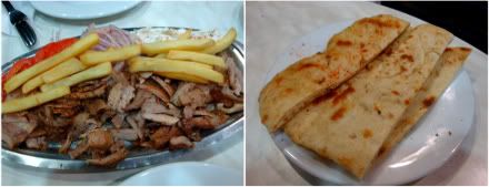 Paros – Notre premier sandwich grec, le gyros !  grece cyclades paros respas resto restaurant sandwich gyros grec