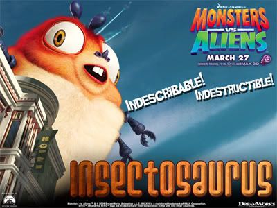  Insectosaure Monstres contre vs versus Aliens