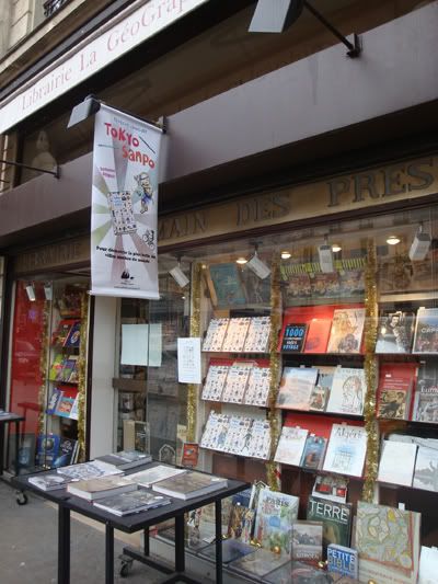 Librairie La Geographie Saint Germain des Pres Paris Voyage Dedicace Tokyo san po florent chavouet