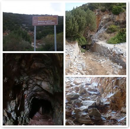 Paros – Carrières de marbre blanc de Marathi grece cyclades paros carriere de marbre blanc marathi venus de milo