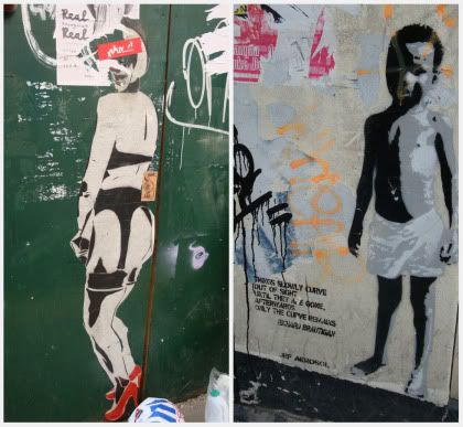 Angleterre Londres London Brick Lane Street Art Graffiti Art de Rue Tag Tags Pochoirs