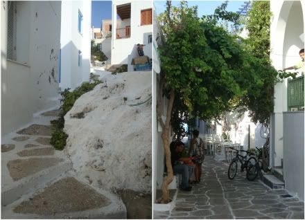 grece paros naoussa grèce naousa cyclades rue bougainvilliers ruelle aena blog voyage