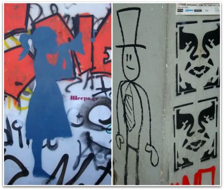 grece athenes athens street art graffiti tag graf obey giant Shepard Fairey pochoir bleeps artiste bleeps.gr