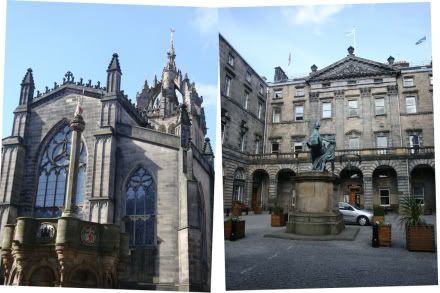 Edimbourg Ecosse Old Town Royal Mile st giles cathedral cathedrale