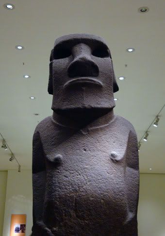 Statue Île de Paques British Museum Londres